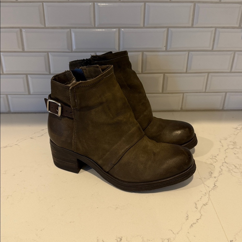 Miz Mooz Brown Ankle Boots